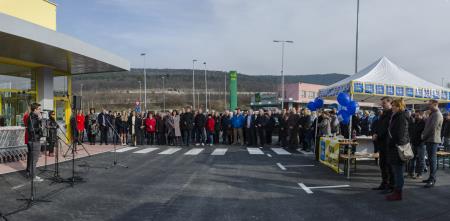 Otvoritev poslovne stavbe Eurospin in krožišča 1